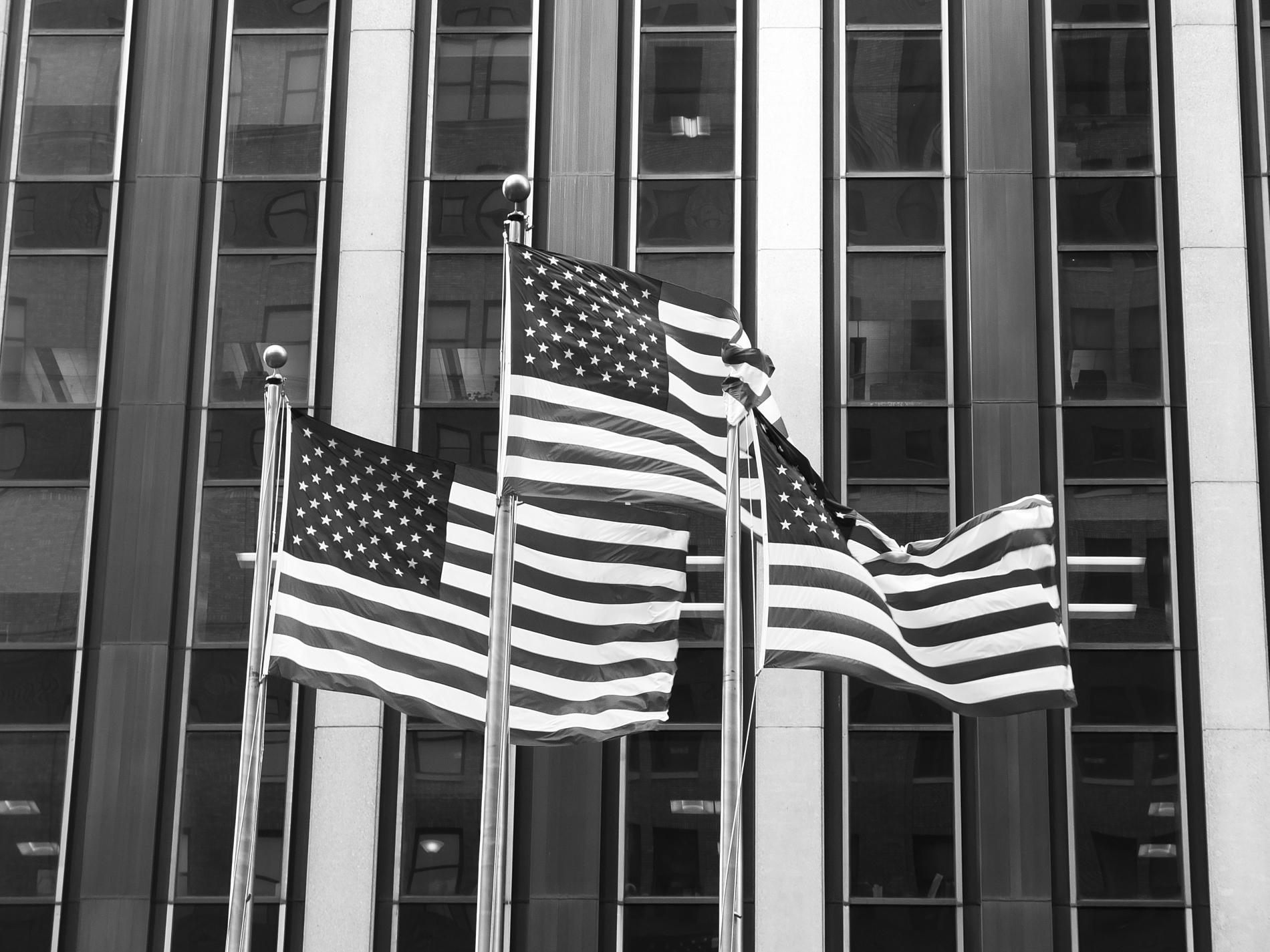 New York Flag Department near Madison Square Garden
